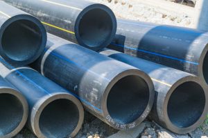 A polythene pipes is a type of plumbing pipe.
