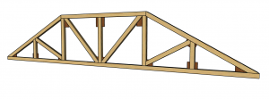 types of roof truss: Hip Truss