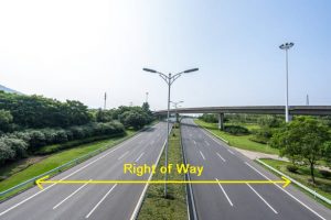 Right of way ( ROW)
