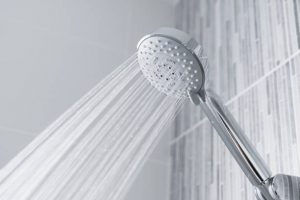 A shower is a type of plumbing fixtures