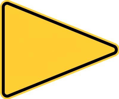 ROAD SIGN SHAPE: PENNANT