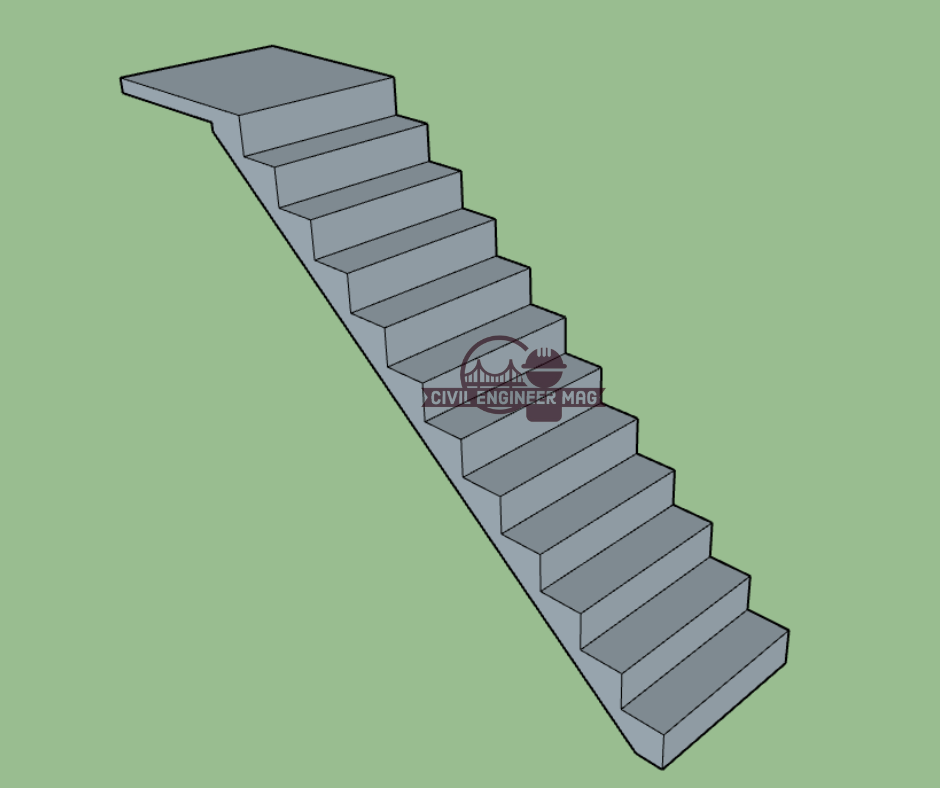Straight stair