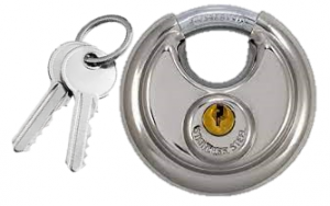 Types of door locks: Disc lock