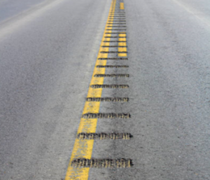 Milled rumble strips