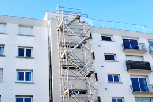 Staircase tower scaffolding