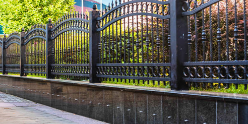 Different types of fence | Wrought iron fence