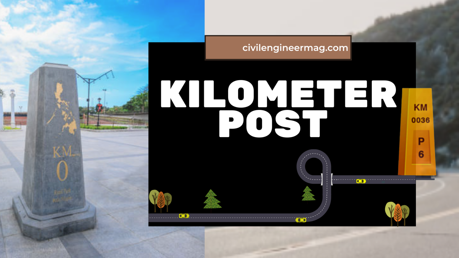 Kilometer Post in Highway Engineering