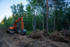 Clearing and grubbing is an earthworks method.