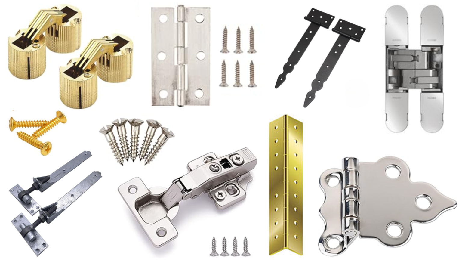 Types of Door Hinges & Their Uses