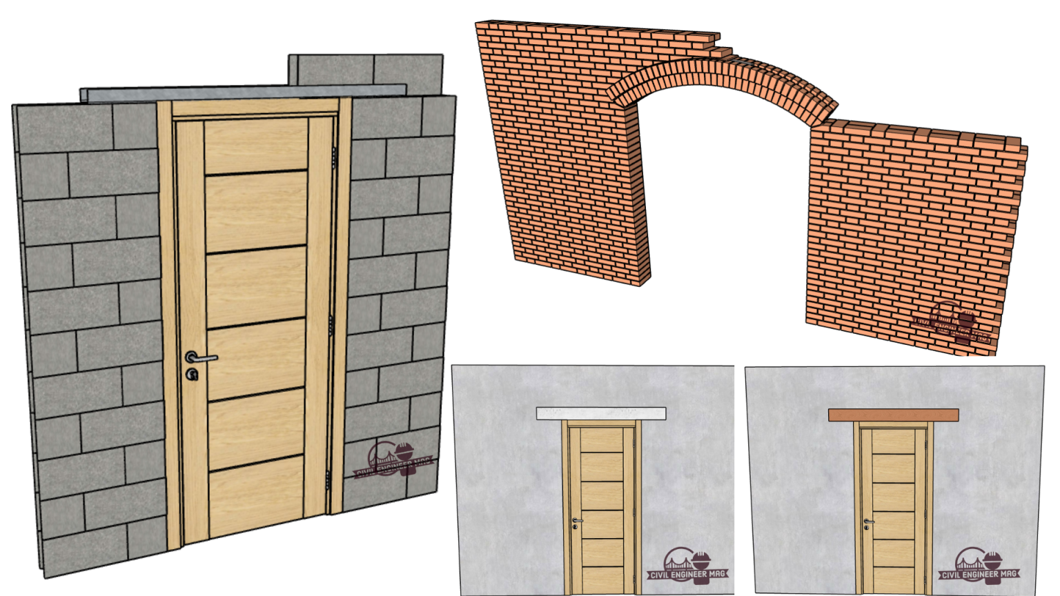 Types of Lintels in Building Construction