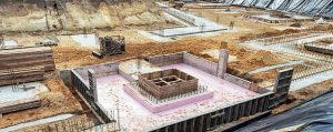 Foundation is another earthworks process.