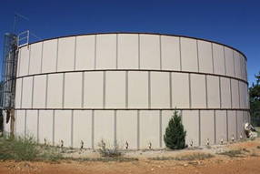 Bolted steel tank