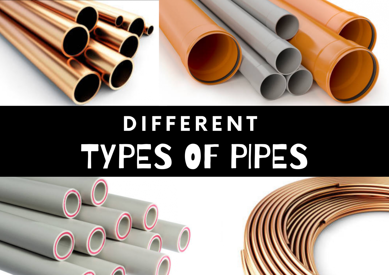 Types of Pipes in Construction Projects