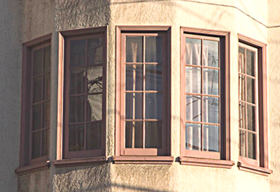 Bow bay window