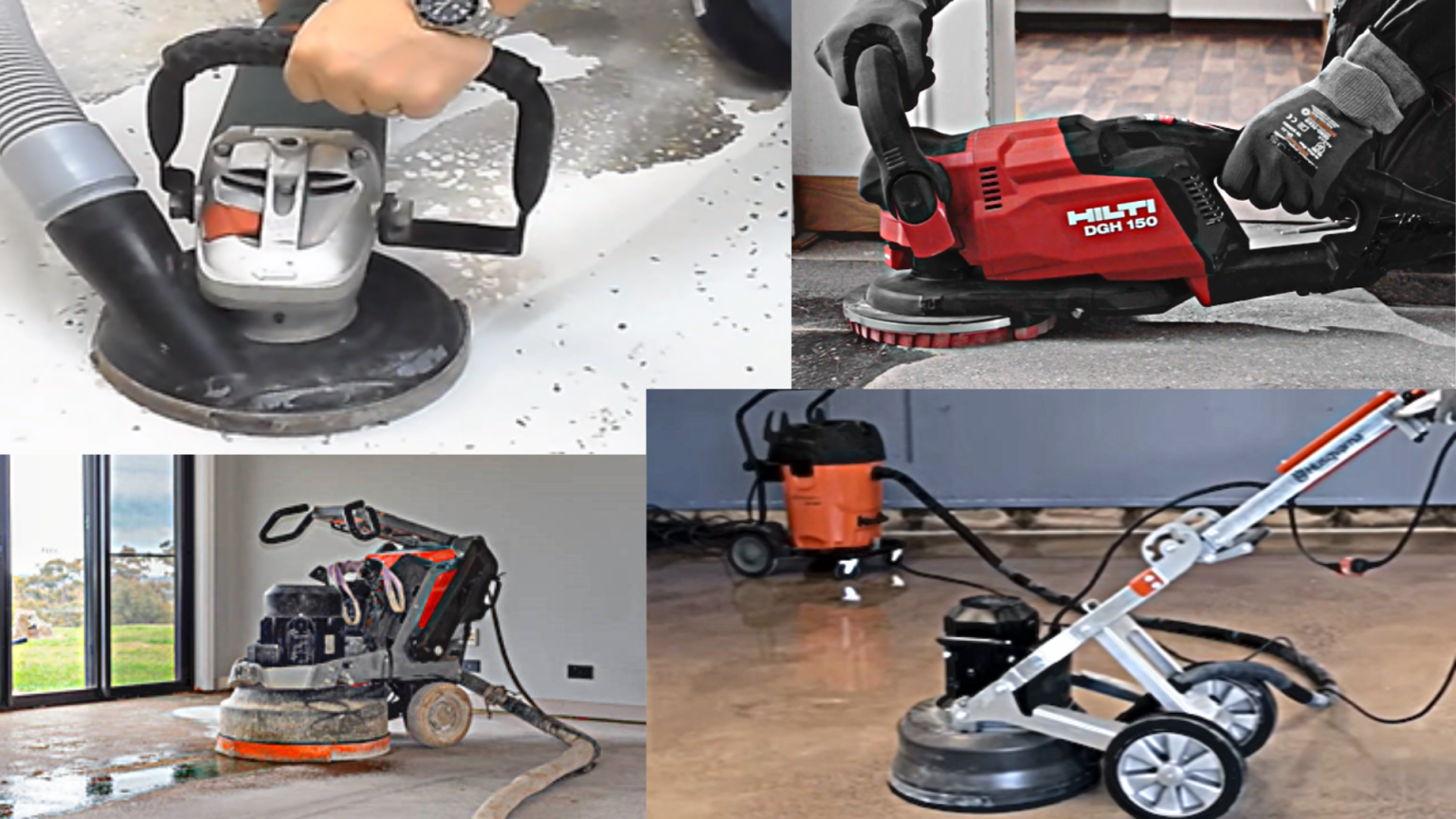 Concrete Grinder Types and Components