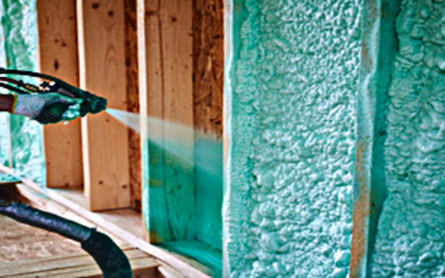 Sprayed-foam insulation, foamed-in-place insulation