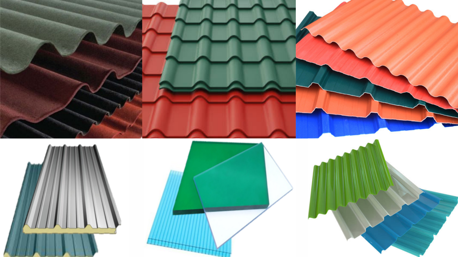 Types of Roofing Sheets & Materials