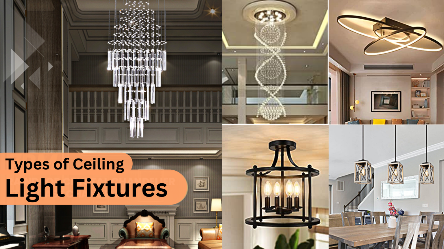 Types of Ceiling Light Fixtures
